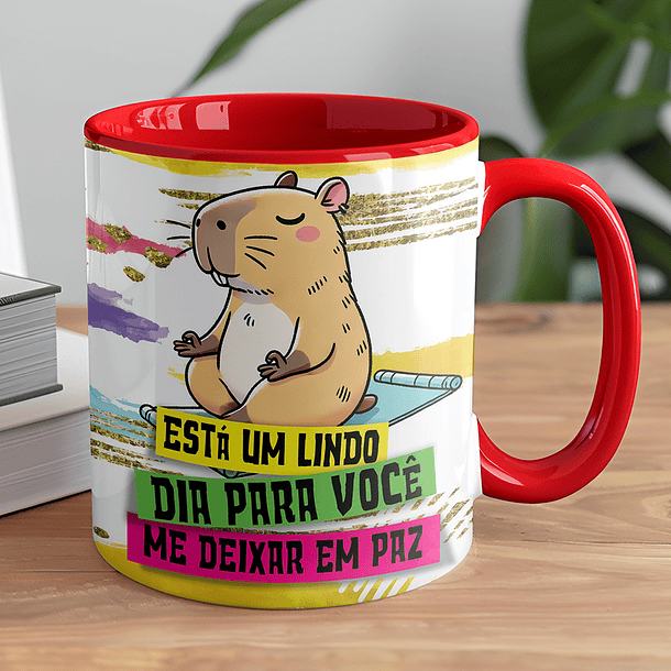 5 Artes para Caneca Capivara Arquivo Editável 3