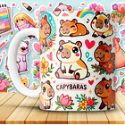 12 Artes para Caneca Capivara Arquivo em Jpg 1