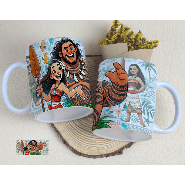 11 Artes para Caneca Moana Arquivo Editável 1