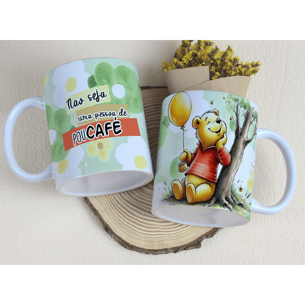 6 Artes para Caneca Ursinho Pooh Arquivo Editável 3