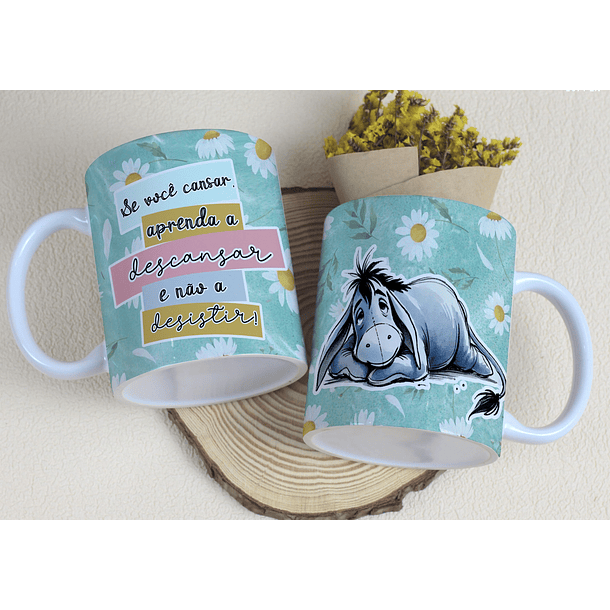 6 Artes para Caneca Ursinho Pooh Arquivo Editável 7