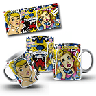 5 Artes para Caneca Pop Mulher Arquivo Editável 6