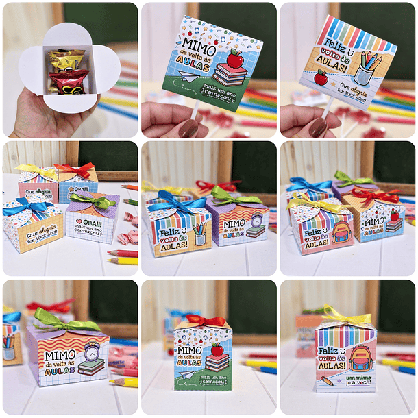 Arquivos de Corte Fofinhos Volta as Aulas para Imprimir 1