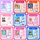 Mega Combo Etiquetas Escolares Completo em Png 7