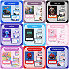 Mega Combo Etiquetas Escolares Completo em Png 9