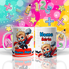 18 Artes para Caneca Meninos Personagens Volta as Aulas Arquivo em Jpg  2