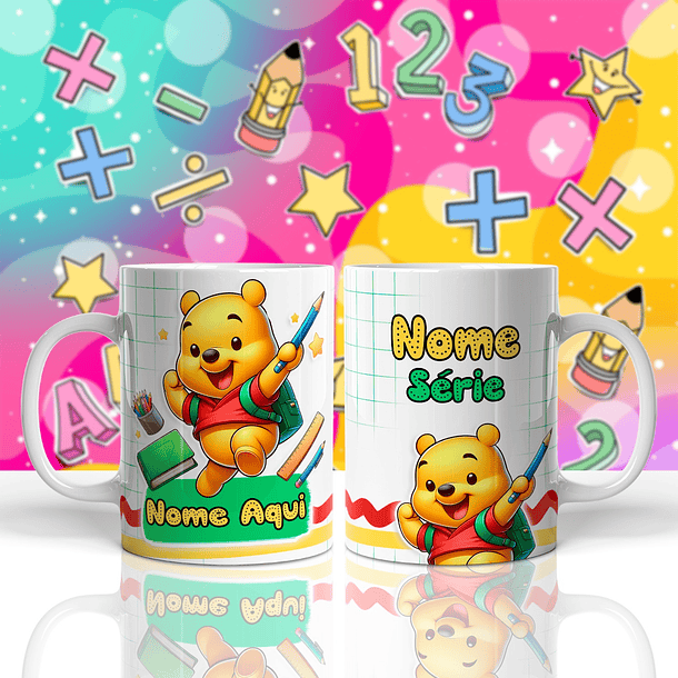 18 Artes para Caneca Meninos Personagens Volta as Aulas Arquivo em Jpg  8