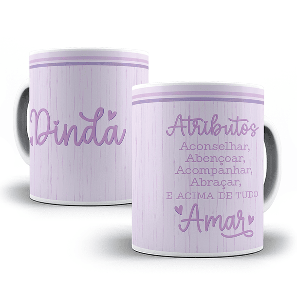 20 Artes para Caneca Dindos Dindas Madrinha Padrinho Arquivo Editável 4