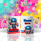 18 Artes para Caneca Meninos Personagens Volta as Aulas Arquivo em Jpg  15