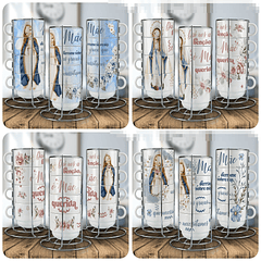 14 Artes para Caneca Torre de Xicaras Arquivo Editável