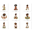 Kit Digital Mulheres e Meninas de Costas em Png 9