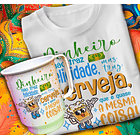 24 Artes para Caneca e Camisa Carnaval Arquivo em Editável 1