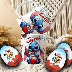 14 Artes para Caneca Páscoa Stitch Arquivo Editável