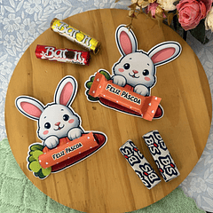 Arquivos Corte Páscoa Coelhinho Arquivo em Pdf 