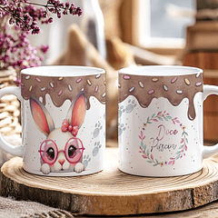 10 Artes para Caneca Doce Páscoa Arquivo Editável