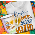24 Artes para Caneca e Camisa Carnaval Arquivo em Editável 7