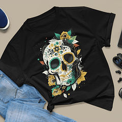 5 Artes para Camisa Caveira Arquivo Editável 