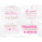 Arquivos Prontos Frases Motivacionais Manifesto Feminino, Junto e Misturado,Baralho do Autocuidado Arquivo editável 6