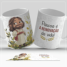 17 Artes para Caneca Páscoa Cristã Arquivo em Jpg 7