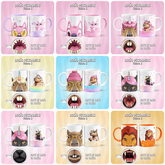 17 Artes para Caneca Personagens Bocão Arquivo em Jpg