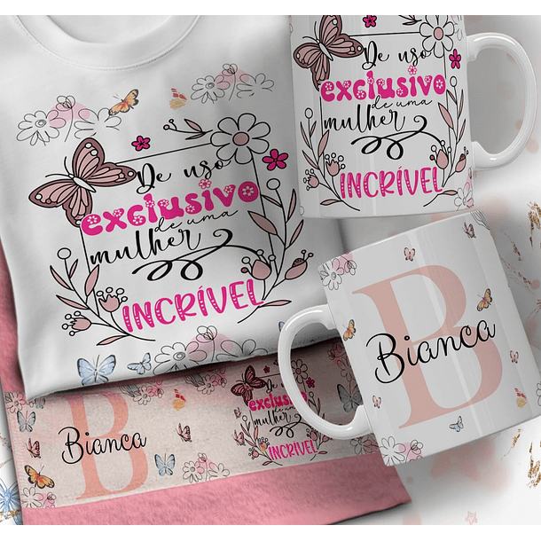 66 Artes para Caneca Camisa e Toalhinha Dia das Mulheres Arquivo em Editável  4