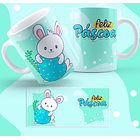 5 Artes para Caneca Coelhinhos Fofinhos Páscoa Arquivo em Jpg 1