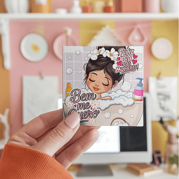 Kit Digital Cards Dia das Mulheres em Png 3