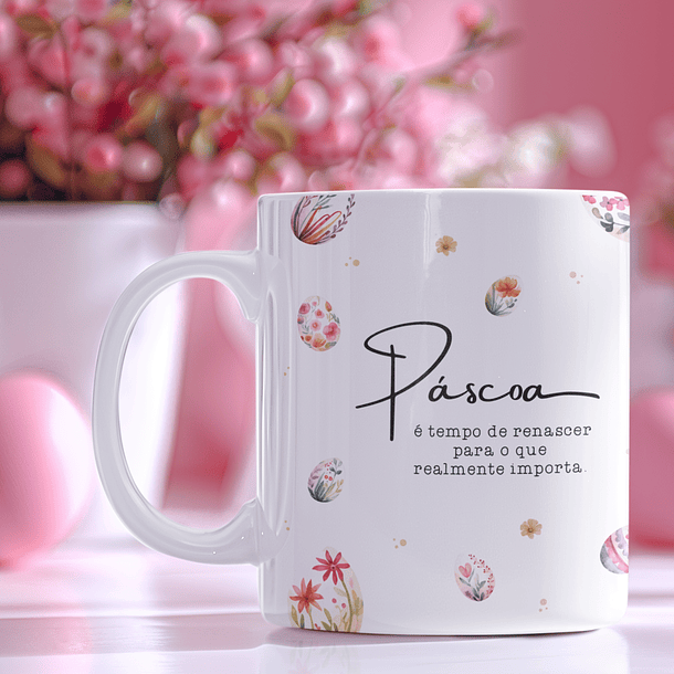 11 Artes para Caneca Páscoa Arquivo em Pdf Editável  8
