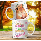 11 Artes para Caneca Capivara debochada Arquivo em Editável 4