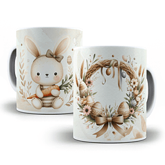 9 Artes para Caneca Páscoa Coelhinho Arquivo em Jpg 