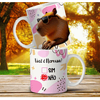 11 Artes para Caneca Capivara debochada Arquivo em Editável 8
