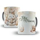 9 Artes para Caneca Páscoa Coelhinho Arquivo em Jpg  7