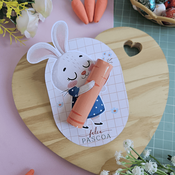 Arquivos Prontos Mimos Páscoa Coelhinho Arquivo em Pdf  9
