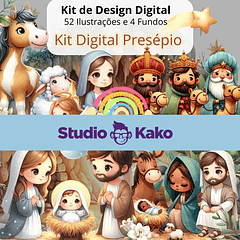 Kit Digital Presépio Png 