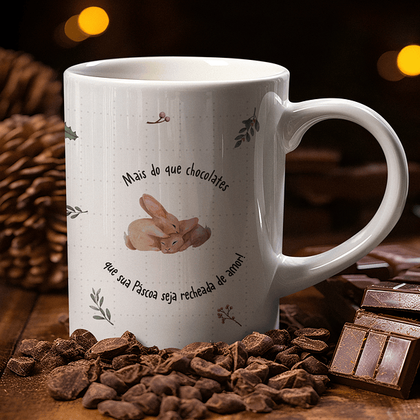 11 Artes para Caneca Páscoa Arquivo em Pdf Editável  12