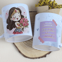 17 Artes para Caneca e Capa Agenda Dia das Mulheres Guerreiras Arquivo Editável  