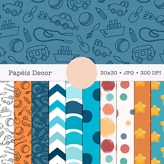 Kit Digital Meninos Little Boys Png 