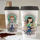 30 Artes para Copo Starbuck Personagens Arquivo em Jpg  8