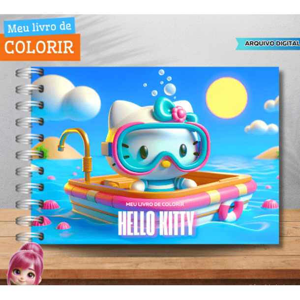 Kit Digital Livros de Colorir Png  4