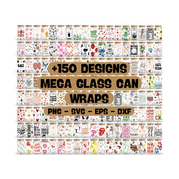 150 Artes para Copo Tampa de Bambu Café Gelado Copo de Vidro Coffe Glass Arquivo em Png  1