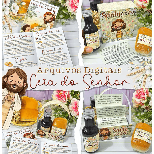 Arquivos Prontos Aprendendo Sobre  a Ceia do Senhor Arquivo em Pdf 1