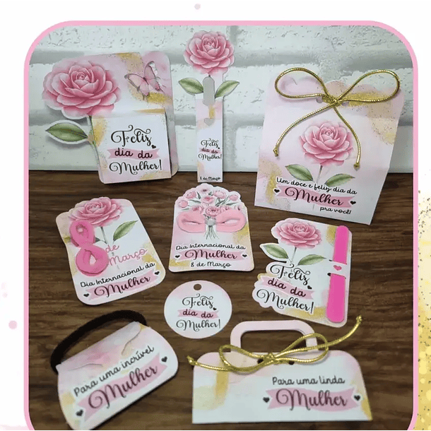 Arquivos Prontos Dia das Mulheres Mimos Arquivo em Pdf 