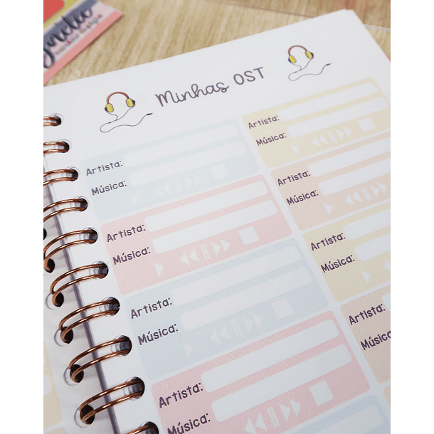 Arquivos para Encadernação Coleção Beautiful Girl Princesa e Dorama Doramenira Arquivo em Pdf 6