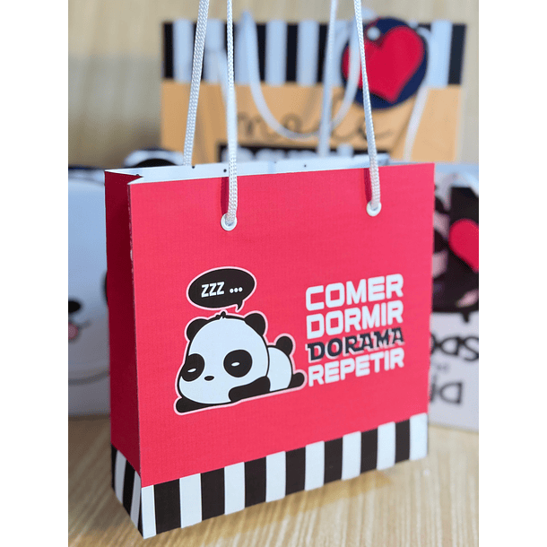 Arquivos Prontos Post it e Sacolinha Panda Mania Dorama Dorameira Arquivo em Pdf  6