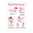 30 Artes para Etiquetas Volta as Aulas Personagens Arquivo Editável  25