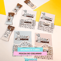 Arquivos de Corte Páscoa Coelhinho Arquivo em Pdf 