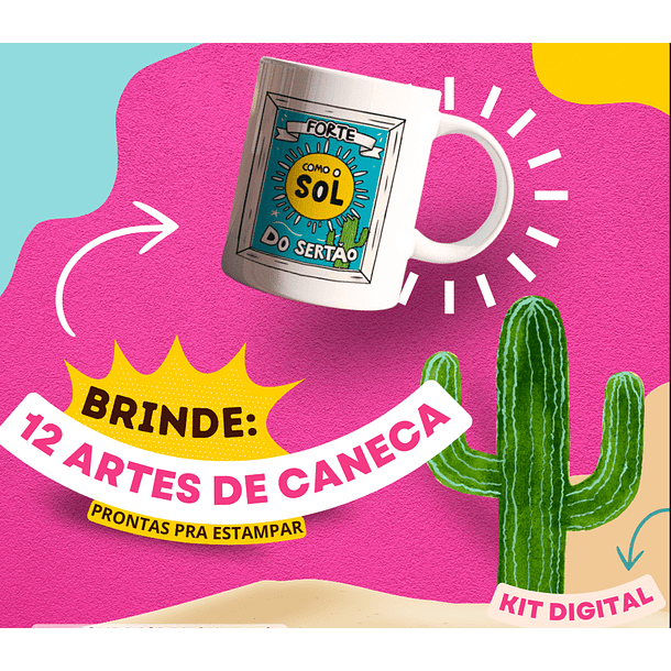 Kit Digital Frases Nordestina em Png   7