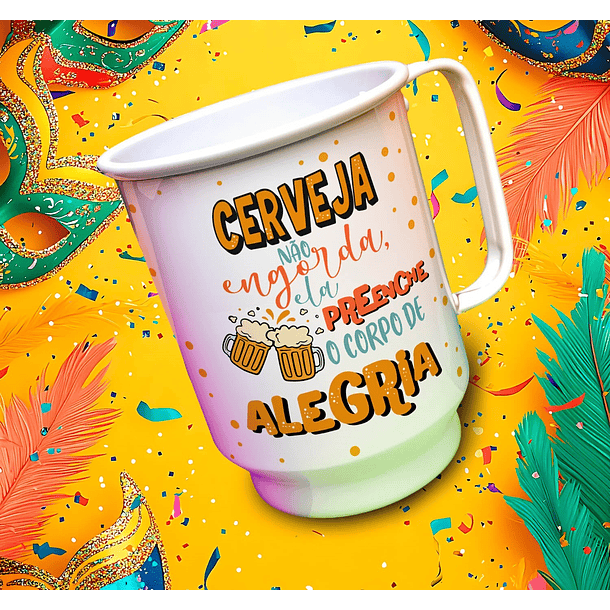 13 Artes para Copo Chopp Carnaval Arquivo Editável 2