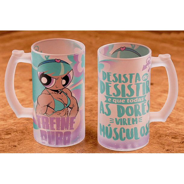 12 Artes para Copo Chopp Meninas Super Poderosas Arquivo em Jpg 11