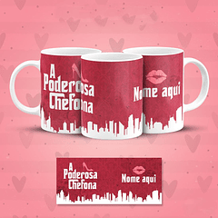 Arte para Caneca Poderosa Chefona Arquivo em Jpg 